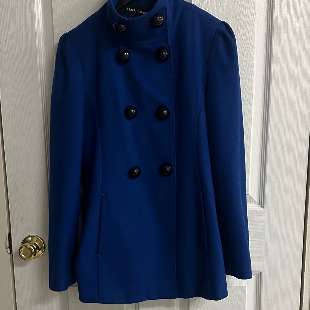 Royal Blue Pea Coat